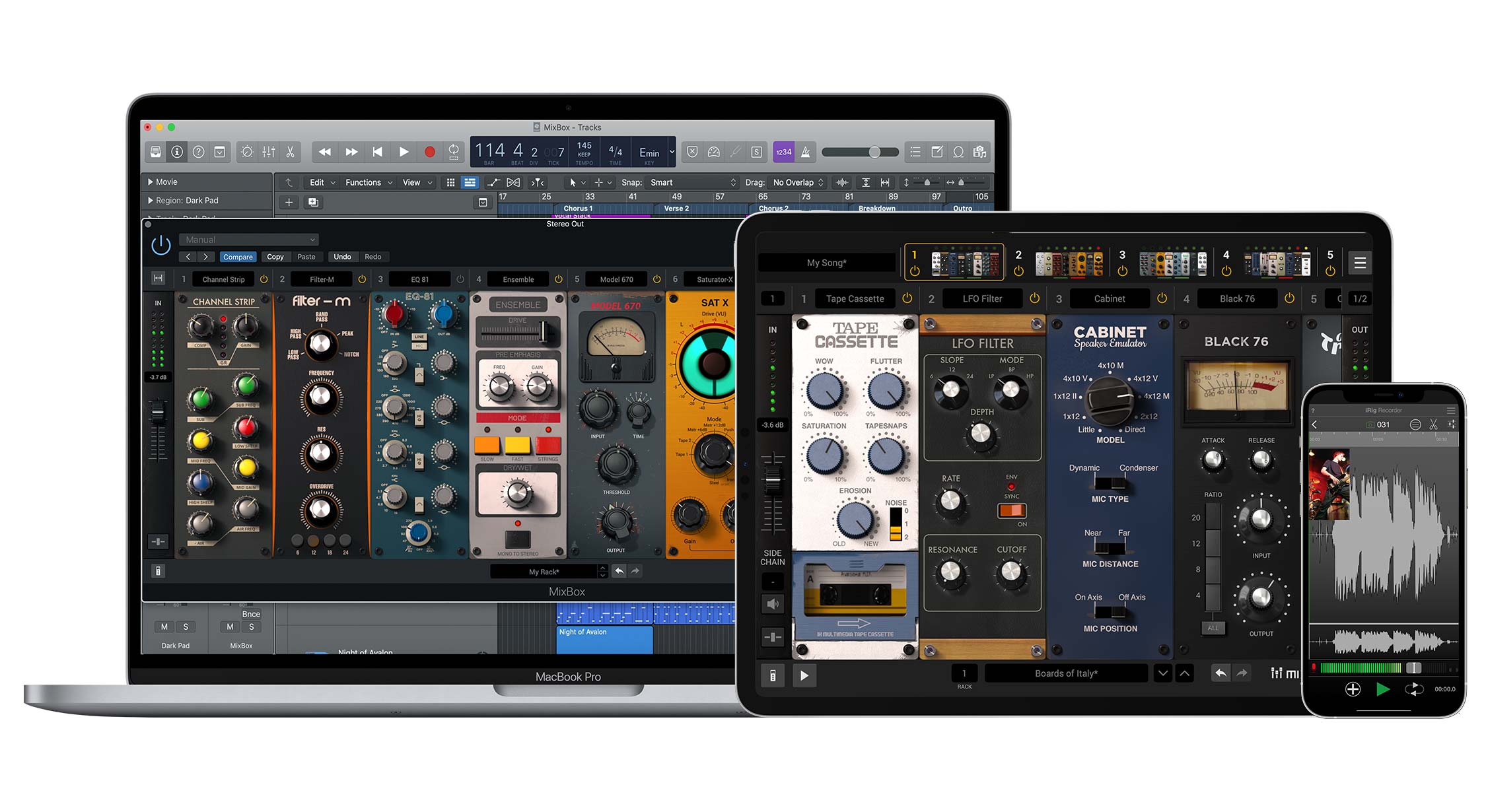 MixBox iPad iRig Kaydedici 3 iPhone