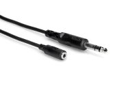 HOSA 3.5 mm TRS (F) - 1/4" TRS (M) Kulaklık adaptör kablosu, 3 mt.