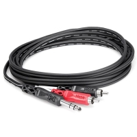 HOSA TRS-202 1/4'' TRS (M) Dual RCA (M) Insert kablo 2 mt
