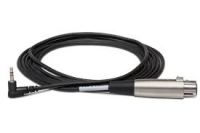 HOSA XVM-305F XLR (F) 3.5 mm TS (M) Mono mikrofon kablosu 1.5 Mt.