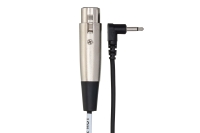 HOSA XVM-305F XLR (F) 3.5 mm TS (M) Mono mikrofon kablosu 1.5 Mt.