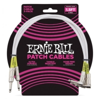 ERNIE BALL P06056 Beyaz 1,5 ft 3lü Patch Kablo