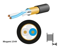 2549-00 Microphone Cable, Neglex | Black 1mt