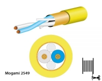 2549-04 Microphone Cable, Neglex | Yellow 1mt