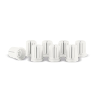 Knob Cap Set White (Set of 8)