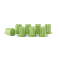 Knob Cap Set Green (Set of 8)