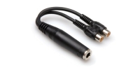 HOSA 1/4'' TS (F)  Dual RCA (F) Y-kablo