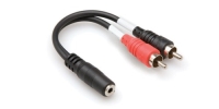 HOSA 3.5mm TRS F Dual RCA M Stereo Breakout kablo YMR-197