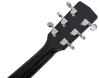 CORT AF510E-BKSW Elektro Akustik Gitar - Cort Kılıflı - Mat Siyah