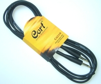 CORT CA510 GİTAR KABLO GÜRÜLTÜSÜZ (NOISLESS) CABLE 5M SİYAH Gitar Kablo Gürültüsüz (Noisless) Cable, 4.5m (15ft), Siyah