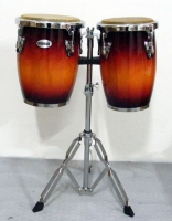 CREMONIA 330007VS MİNİ KONGA DAVUL 9" + 10", SEHPALI, VİNTAGE SUNBURS Mini Konga Davul 9" + 10" Sehpalı Vintage Sunburst Wiseman 