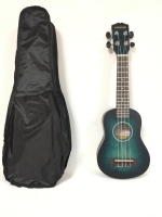 CREMONIA AU-H01A-21GN UKULELE 21" MAT YEŞİL CREMONIA, AU-H01A-21GN, UKULELE 21" MAT YEŞİL, IHLAMUR KAPAK ARKA VE YANLAR