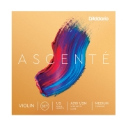 DADDARIO A310 1/2M KEMAN TEL SETİ, ASCENTE, SCALE 1/2, MEDIUM TENSION Ascente Violin String Set, 1/2 Scale, Medium Tension