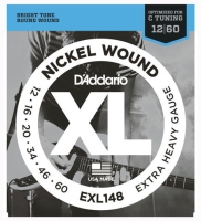 DADDARIO EXL148 ELEKTRO GİTAR TEL SETİ, XL, 12-60,EXTRA HEAVY  EXL148 Nickel Wound, Extra-Heavy, 12-60