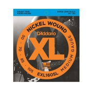 DADDARIO EXL160SL BAS GİTAR TEL SETİ, XL SERİSİ, 0.50-105, SUPER LON