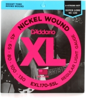 DADDARIO EXL170-5SL BAS GİTAR TEL SETİ , 5 TELLİ, XL, 45-130, SUPER LO   