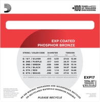 DADDARIO EXP17 AKUSTİK GİTAR TEL SETİ, 13-56, COATED PHOSPHOR BRO   