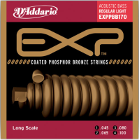 DADDARIO EXPPBB170 AKUSTİK BAS GİTAR TEL SETİ, 45-100, COATED PHOSPHO  