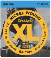 DADDARIO EXL110+ ELEKTRO GİTAR TEL SETİ, XL, 10.5-48, NICKEL WOUND, EXL110+ Nickel Wound, Regular Light Plus, 10.5-48