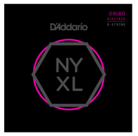 DADDARIO NYXL0980 ELEKTRO GİTAR TEL SETİ, SUPER LIGHT (NICKEL-CARBON NYXL0980 Nickel Wound 8-String Electric Guitar Strings, Super Light, 09-80