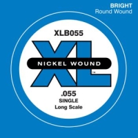 DADDARIO XLB055 BAS GİTAR TEK TEL, (RE), XL NICKEL WOUND, 0.055 GA Bas Tel Tek Nickel Round Woundlong Scale Re