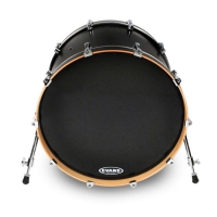 EVANS BD16RB-NP DERİ 16 EQ3 RESONANT KİCK SİYAH ÖN RİNGLİ-DELİKSİZ Deri 16'' Resonant Deliksiz Bass Ringli Ön Deri Siyah Tek Kat :EVANS ABD