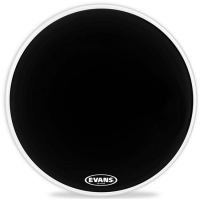 EVANS BD16RB-NP DERİ 16 EQ3 RESONANT KİCK SİYAH ÖN RİNGLİ-DELİKSİZ Deri 16'' Resonant Deliksiz Bass Ringli Ön Deri Siyah Tek Kat :EVANS ABD