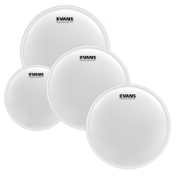 EVANS EPP-UV1-F DERİ SETİ 10+12+14+14 UV1 TOM KUMLU+UV1 UV1 Coated Fusion Pack (10", 12", 14") with 14" UV1 Coated Snare Batter