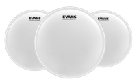 EVANS ETP-UV1-F DERİ SETİ 10+12+14 UV1 TOM KUMLU BEYAZ FUSION KİT Evans ETP-UV1-F UV1 Coated Tom Pack-Fusion, 10", 12", 14"