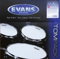 EVANS ETPG1CLRF DERİ SETİ 10+12+14 G1 TOM CLEAR FUSION KİT TEK KAT Deri Tompack:g1 Clear Fusion