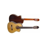 VALENCIA CG50CE KLASİK GİTAR, SCALE 4/4, PARLAK NATÜREL, CUTAWAY,  (4/4) Elektro Klasik Gitar, B-Band T-35 Equalizer, Cutaway