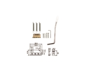 VALENCIA EBR2BK ELEKTRO TREMOLO KÖPRÜ+KOL SET SİYAH DR.PARTS (4 Vİ ELEKTRO TREMOLO KÖPRÜ+KOL SET SİYAH DR.PARTS: