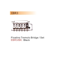 VALENCIA EBR3BK ELEKTRO TREMOLO KÖPRÜ+KOL SET, SİYAH, DR.PARTS, (8 ELEKTRO TREMOLO KÖPRÜ+KOL SET SİYAH DR.PARTS: 