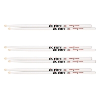 VICFIRTH CMDS0296 BAGET (4 ÇİFT BEYAZ RENK 7A BAGET), HICKORY, 0.540 BAGET 3PR 7A WHT+1PR 7A WHT :VICFIRTH ABD