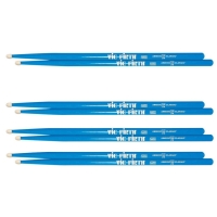 VICFIRTH CMDS0298 BAGET (4 ÇİFT MAVİ RENK 7A BAGET), HICKORY, 0.540" BAGET 3PR 7A BLU+1PR 7A BLU :VICFIRTH ABD