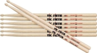 VICFIRTH P5B 3-5BKF.1 BAGET (3+1 ÇİFT), 5B WOOD KINETIC FORCE, HICKORY,  BAGET 3PR 5B+1PR 5BKF :VICFIRTH ABD