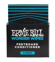 Ernie Ball P04276 Wonder Wipes Fretboard Klavye Temizleme Mendili (6'lı Paket)