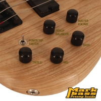 CORT AB4DLX AS OPN BAS GİTAR ACTION (DELUX ), SWAMP ASH KASA, OPEN PO  