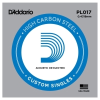 DAddario PL017 Tek Elektro Gitar Teli 017