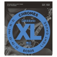 D'Addario ECG25 Chromes Elektro Gitar Teli SET (012-052)