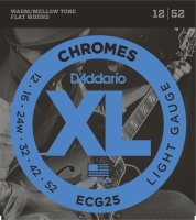 DADDARIO ECG25 ELEKTRO GİTAR TEL SETİ, CHROMES, LIGHT GAUGE (12-5  