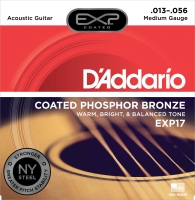 DADDARIO EXP17 AKUSTİK GİTAR TEL SETİ, 13-56, COATED PHOSPHOR BRO   