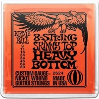 Ernie Ball P02624 Slinky Skinny Top Heavy Bottom 8 Telli 0.09 - 0.80 Elektro Gitar Teli