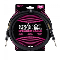 ERNIE BALL P06072 6ft Siyah Düz Hoparlör Kablosu