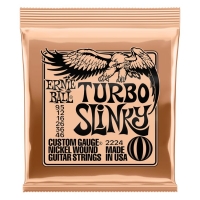 ERNIE BALL P02224 - Turbo Slinky Nickel Wound 9.5-46 Elektro Gitar Teli