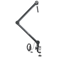 GFWMICBCBM4000 | Professional Broadcast Boom Mic Stand W/ Led Light