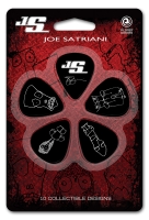 PLANETWAVES 1CBK4-10JS PENA JOE SATRIANI 10 AD. MEDİUM SİYAH Joe Satriani Logolu Siyah Renk Celluloid, Standart Pena, 10'lu Paket Medium, Kalınlık: 0.70mm