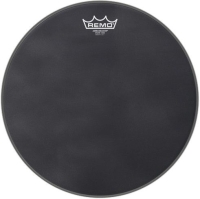 REMO SA-0814-ES- Ambassador® Black Suede™ 14" Trampet Alt Derisi