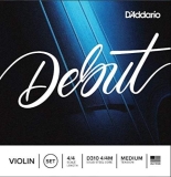 DADDARIO D310 4/4M KEMAN TEL SET,  4/4 , MEDIUM TENSION D'Addario, Violin Strings, Debut, 4/4 Medium -Set D310 4/4M