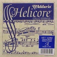 DADDARIO H511 CELLO TEK TEL, HELICORE, A-LA, LONG SCALE, MEDIUM  Cello Tel Helicore Cello 44 A-La Med